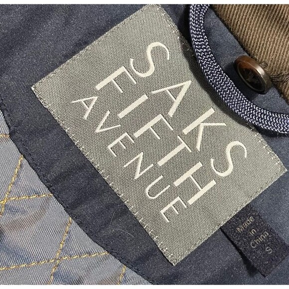 LORO PIANA  Saks Fifth Avenue STORM SYSTEM WOOL  Overcoat. Size: S - Picture 5 of 8